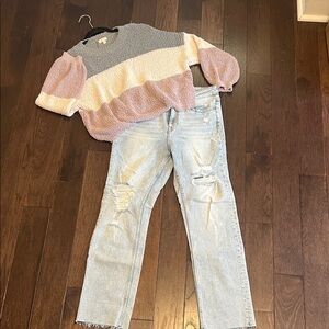 Vigoss Light Wash Stevie Straight Leg Jeans